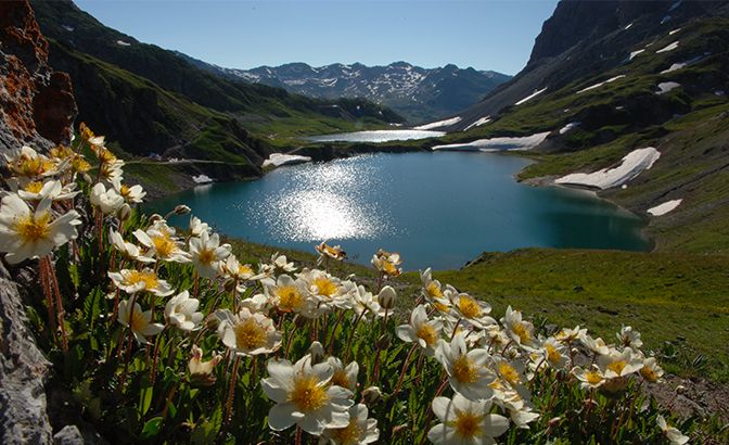 Lac en Valloire et Galibier